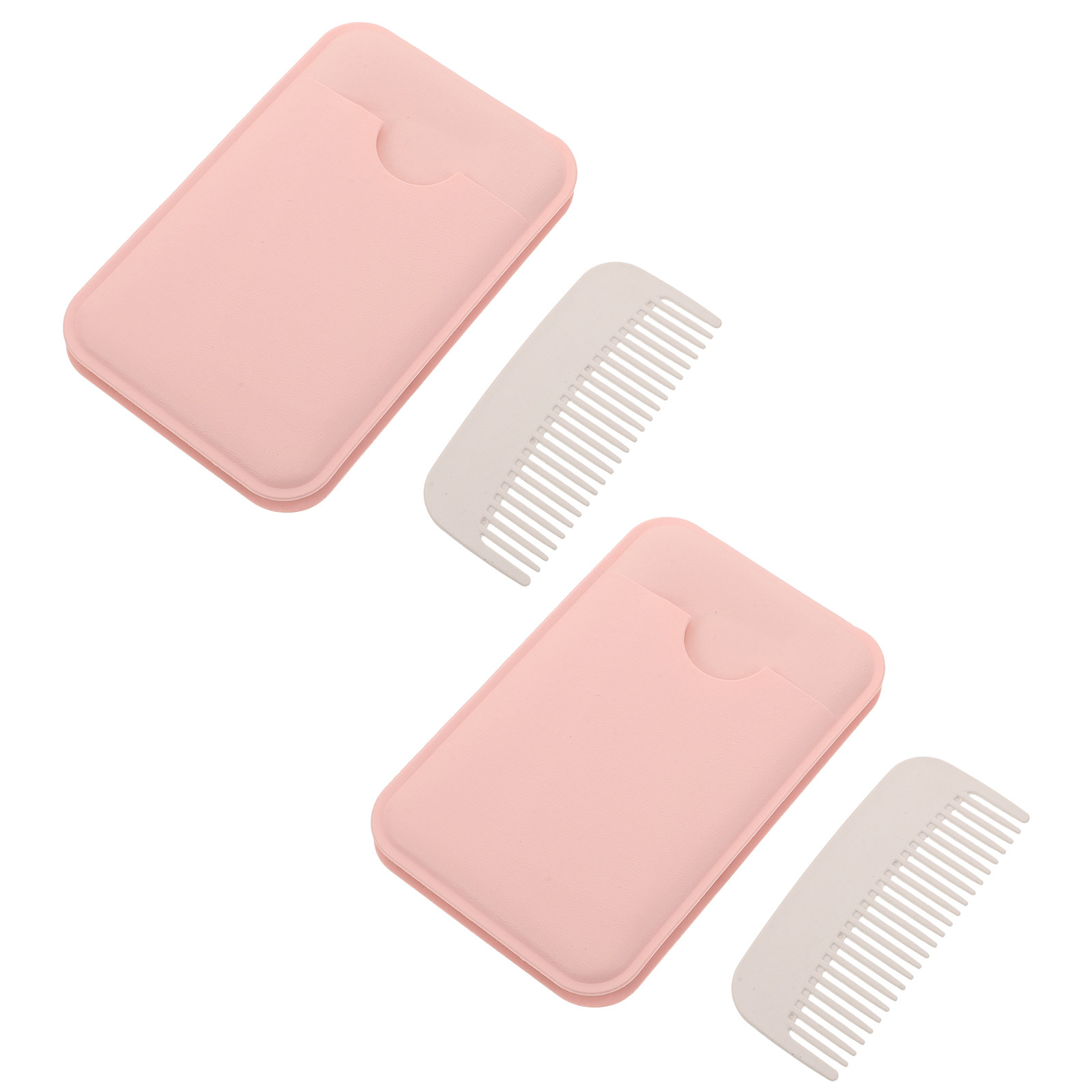 Beauty Makeup Vanity Set - 2 Buah Set Sisir Cermin Lipat,