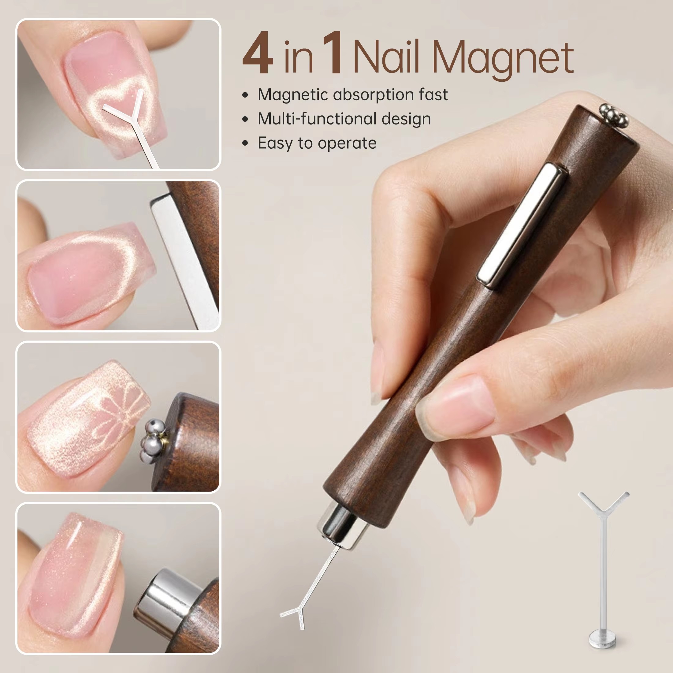 Contour Palette Stick - 2 Buah Tongkat Magnetik Seni Kuku