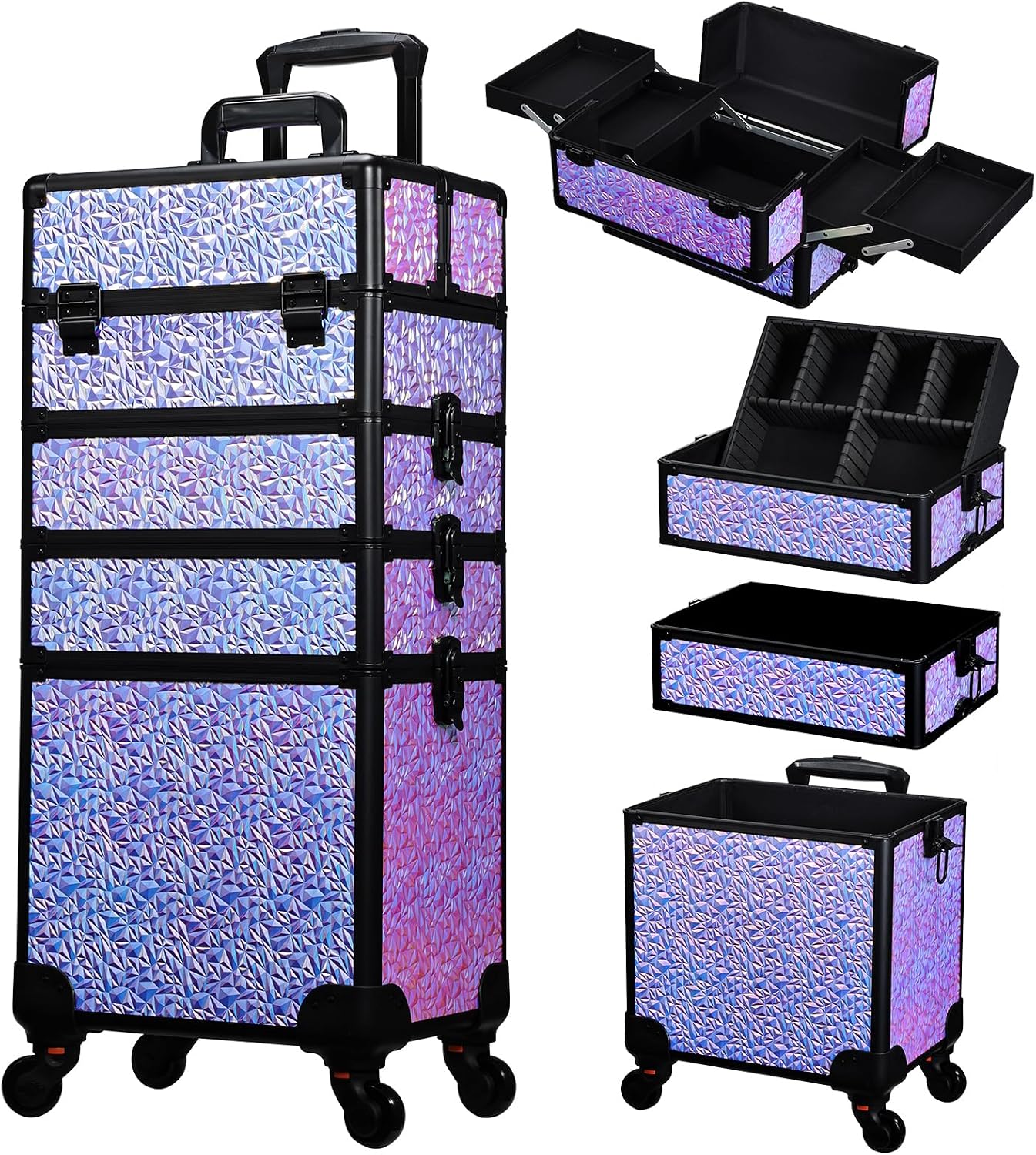 Beauty Makeup Vanity Set - Koper Rias Beroda, Troli Penyimpanan Kosmetik