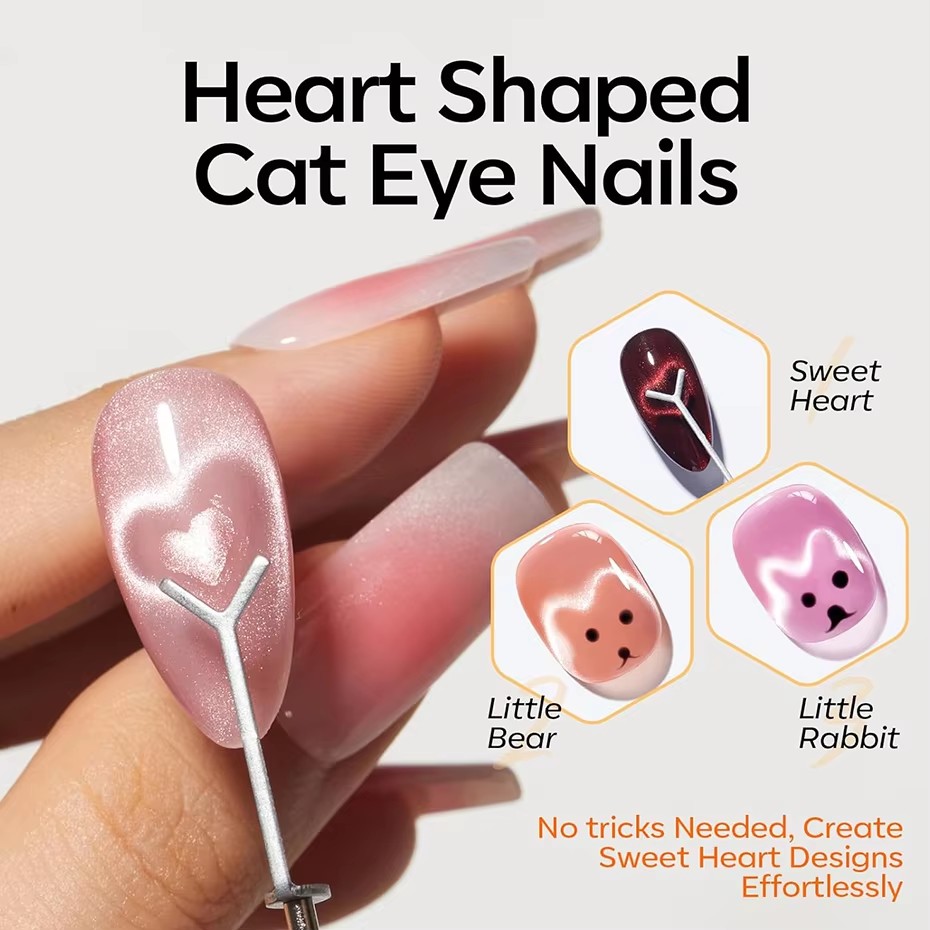LULAA 1/6 Buah Set Alat Magnet - Contour Palette Stick ulasan dan harga