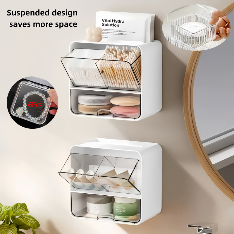 Set 8 Buah, Satu Rak Penyimpan - Beauty Makeup Vanity Set ulasan dan harga
