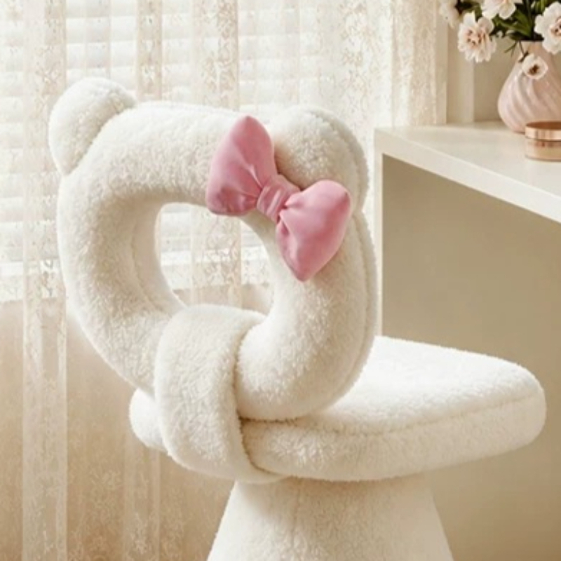 Kursi Rias Vanity Pink Kayu Pu - Beauty No Makeup ulasan dan harga