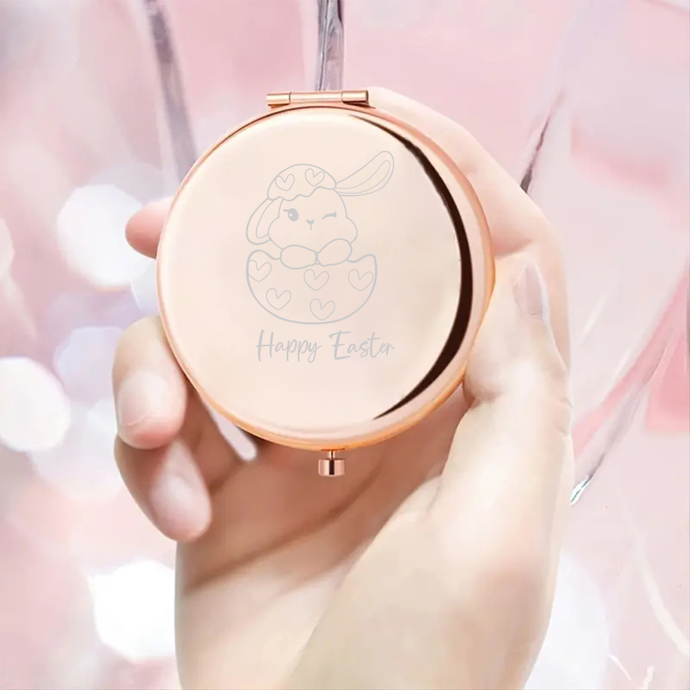 1 Buah Cermin Saku Kartun Keli - Beauty No Makeup ulasan dan harga