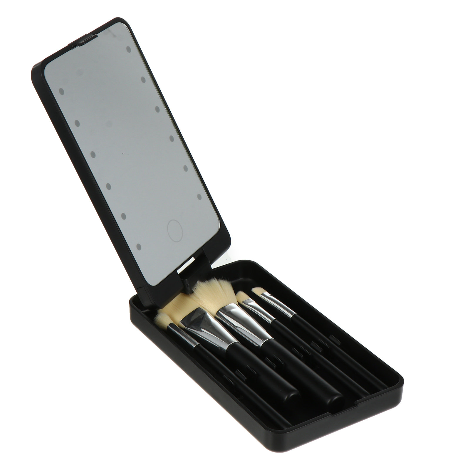 5Pcs Set Cermin Rias LED Lipat - Beauty Makeup Vanity Set ulasan dan harga