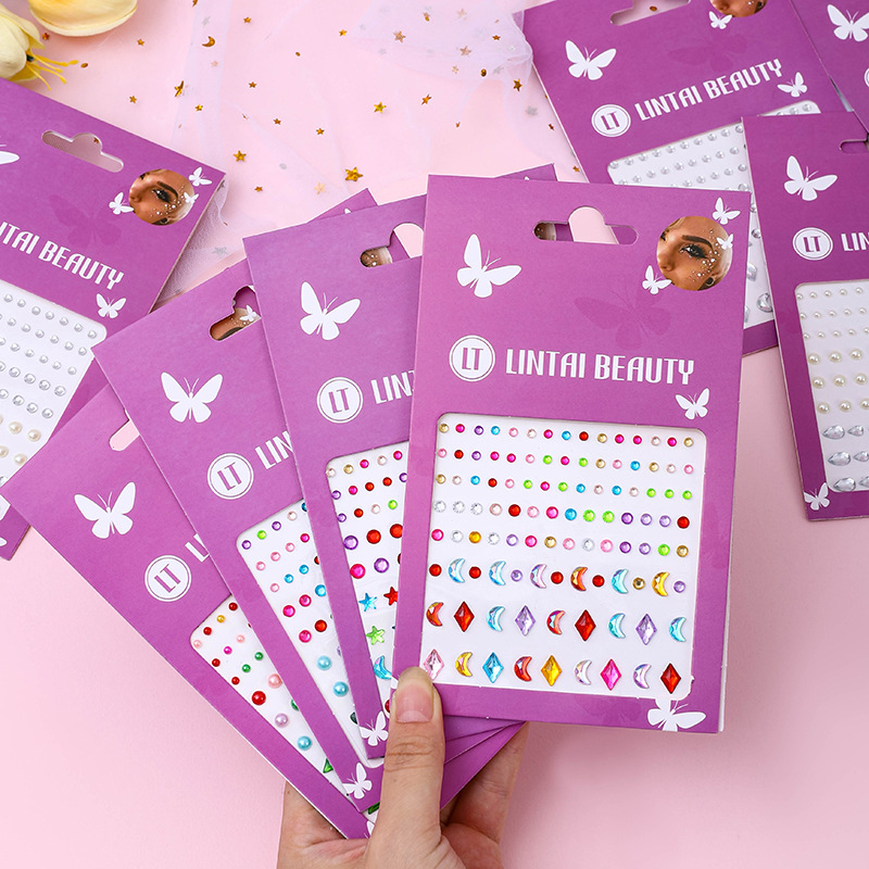 Stiker Permata Wajah Laris Man - Beauty & Makeup Katia Di Paola ulasan dan harga