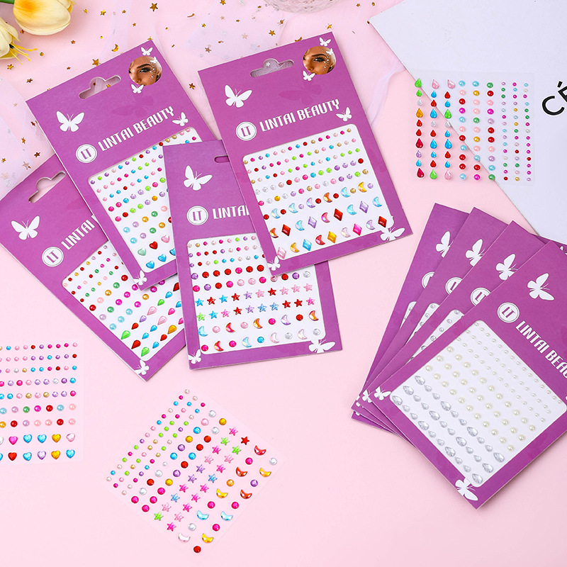 Stiker Permata Wajah Laris Man - Beauty & Makeup Katia Di Paola ulasan dan harga