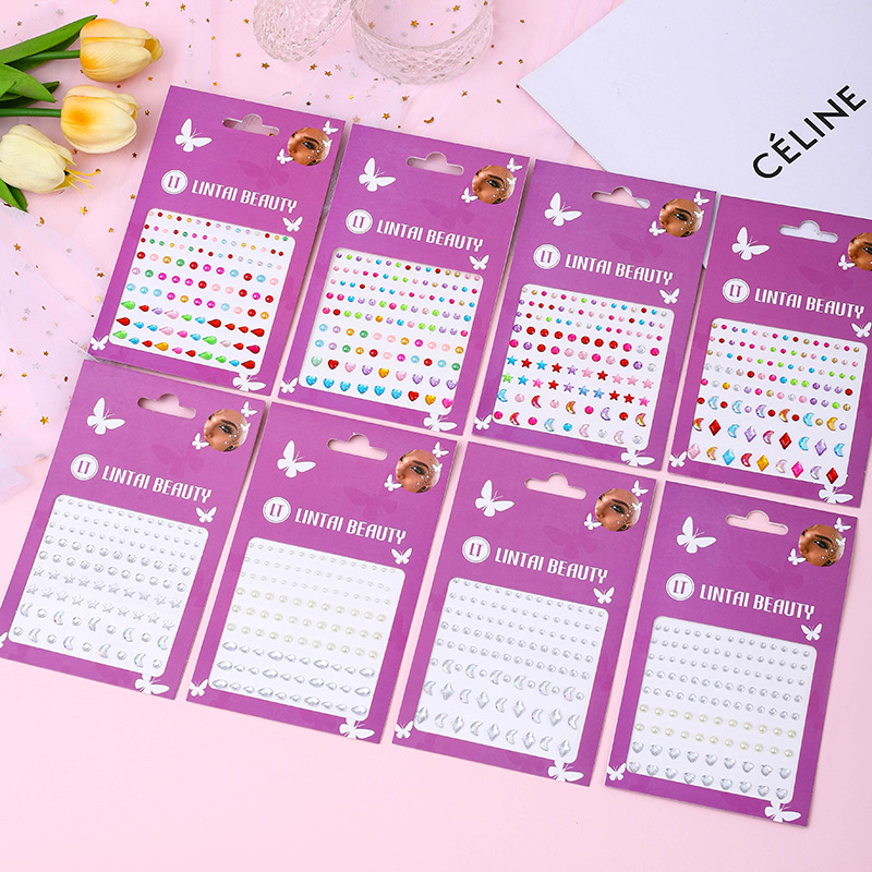 Stiker Permata Wajah Laris Man - Beauty & Makeup Katia Di Paola ulasan dan harga