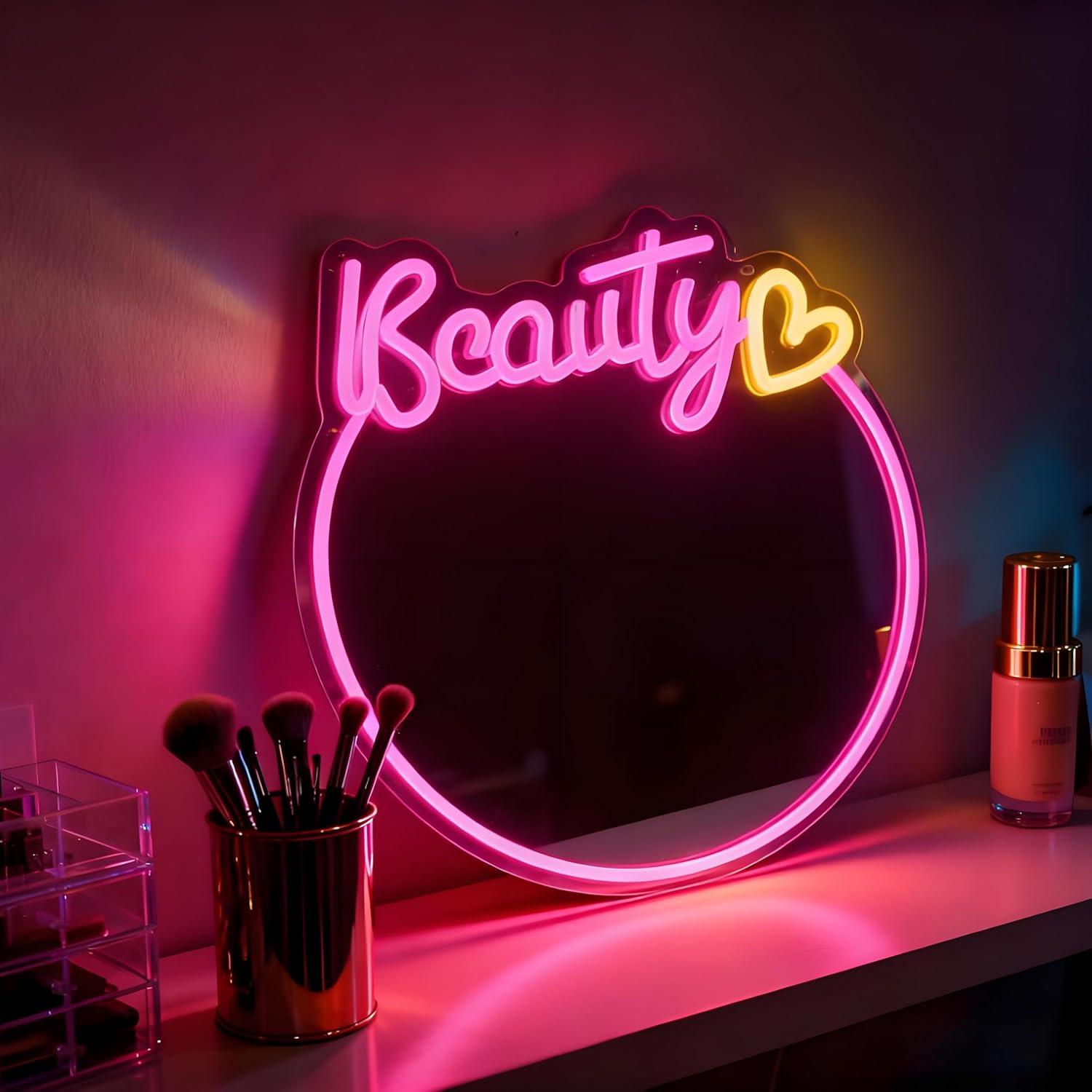 Lampu LED Neon yang Dapat Dire - Beauty No Makeup ulasan dan harga